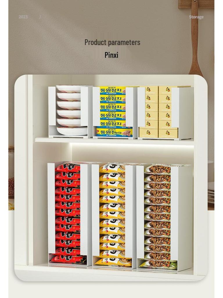 Rätvinklig Nudel- och Snacksorganisatör för Kök & Skrivbord