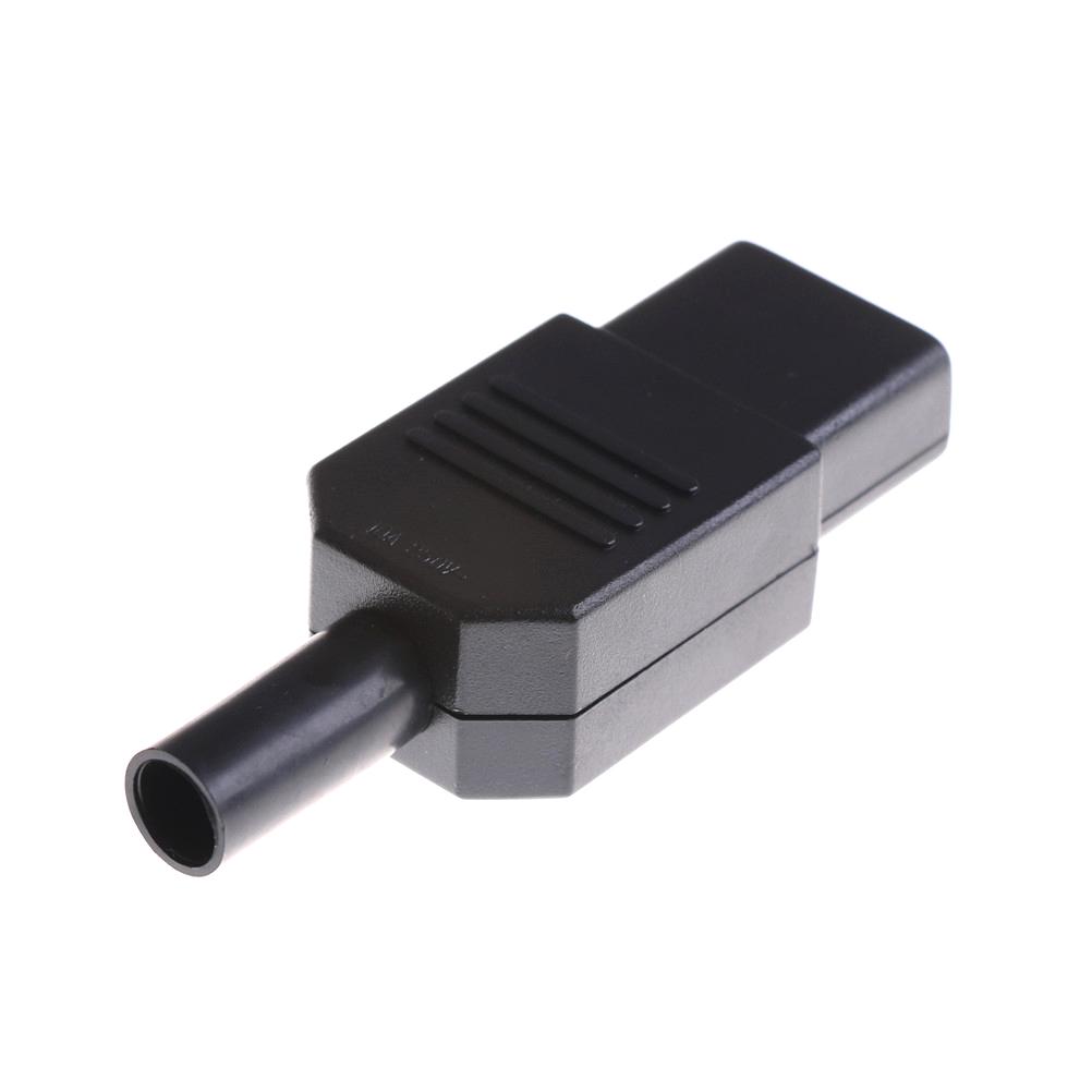 Black 3pin Socket 10A //250V IEC 320 C13 Female Plug Rewirable Power Connector BE