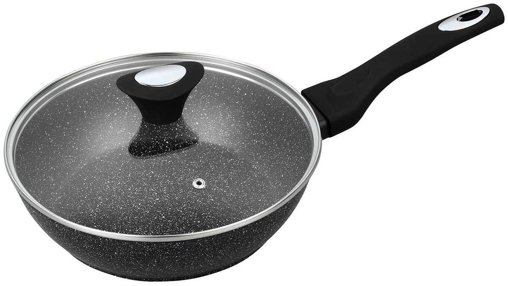 GRANITE FRYING PAN 24cm KLAUSBERG KB-7295 DEEP