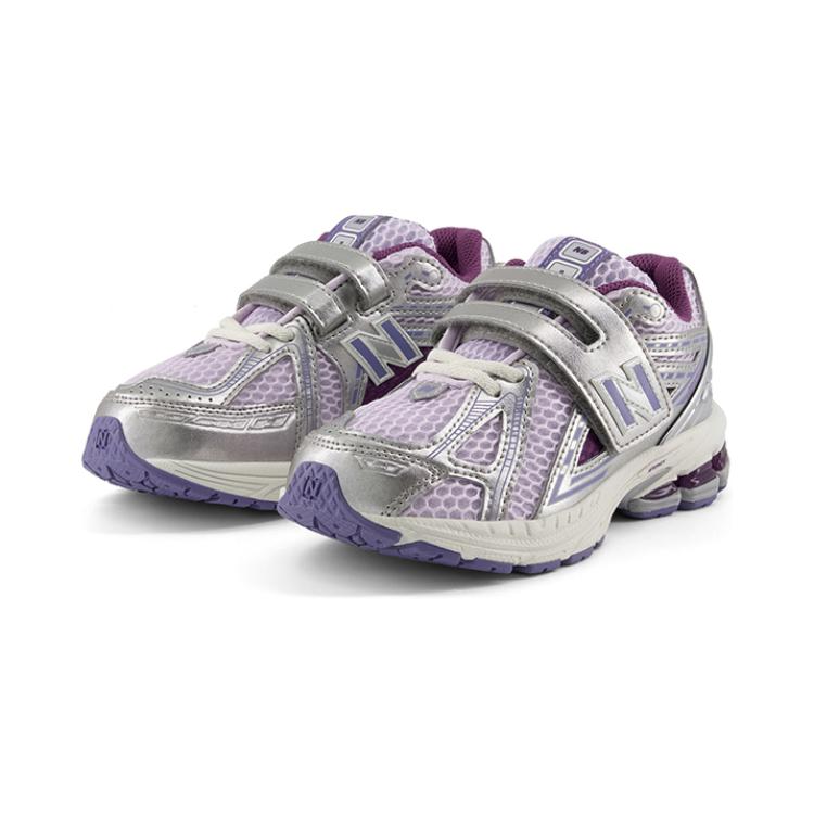 New Balance NB 1906R Comfortable Versatile Shock Absorbing Durable Low Top Kids Running Shoes Kids Running Shoes Purple Silver PV1906EK