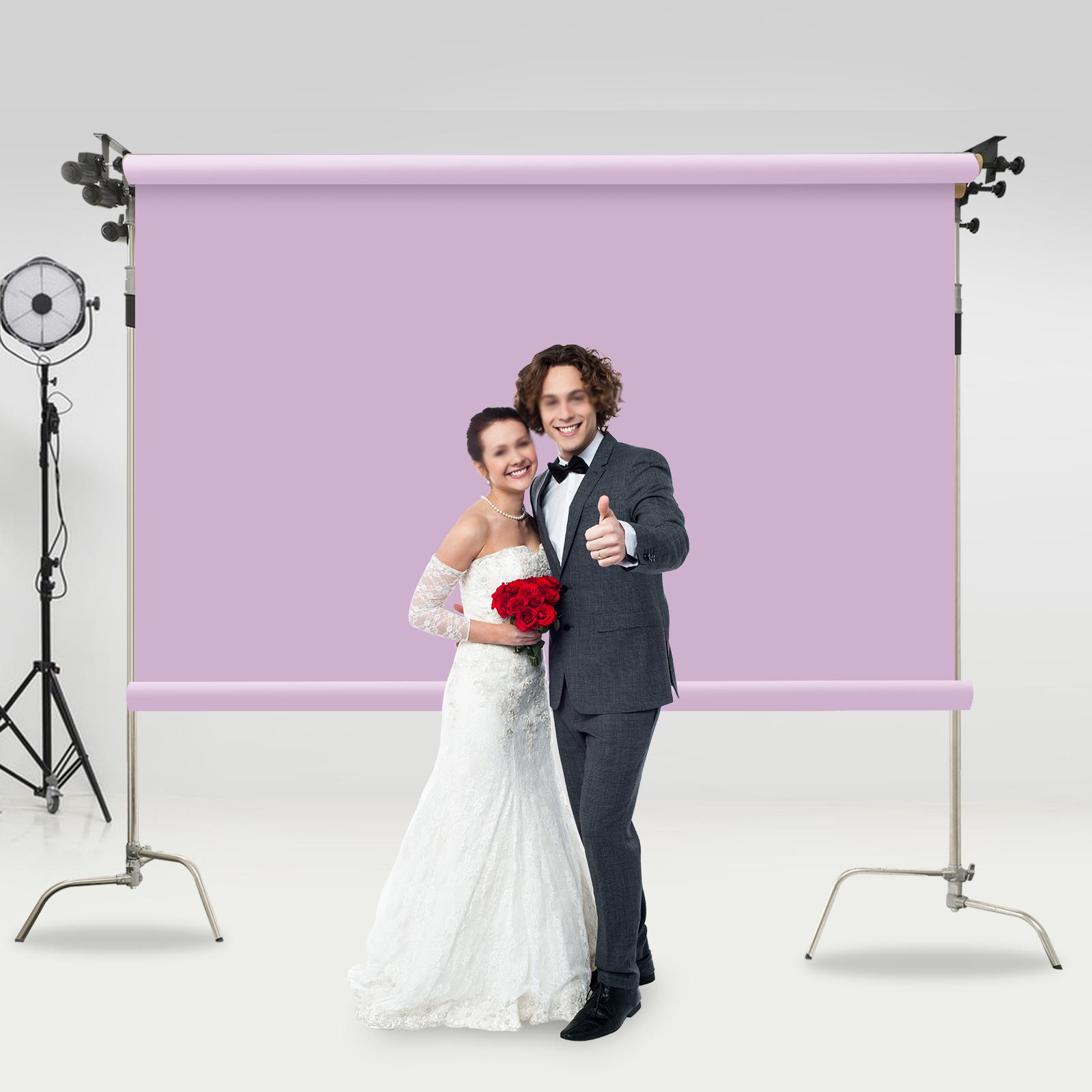 

3/4 Rollers Black Photography Backdrop Set,Electric Wall Mount Background Mechanism with Remote for Photo Studios