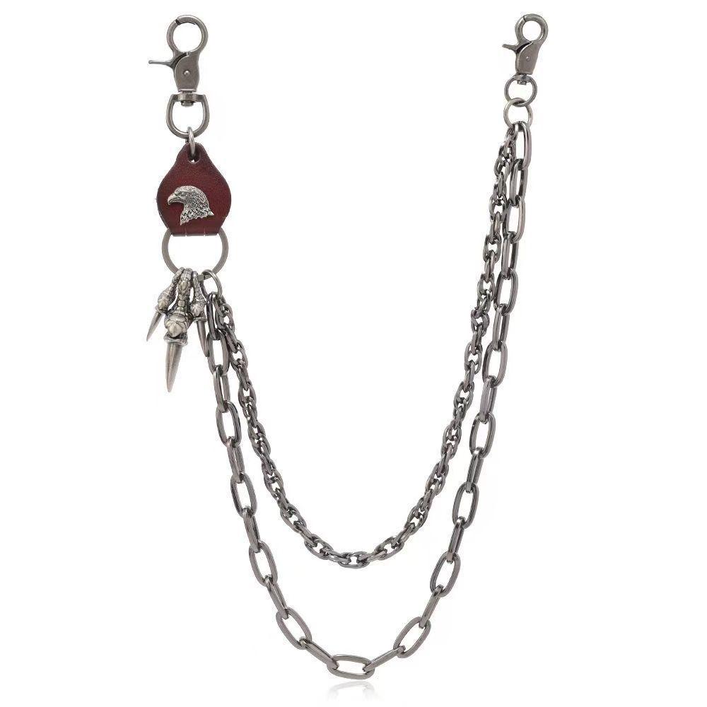 

Трендовий унісекс панк хіп-хоп ланцюжок на талію для джинсів - універсальний металевий аксесуар для штанів