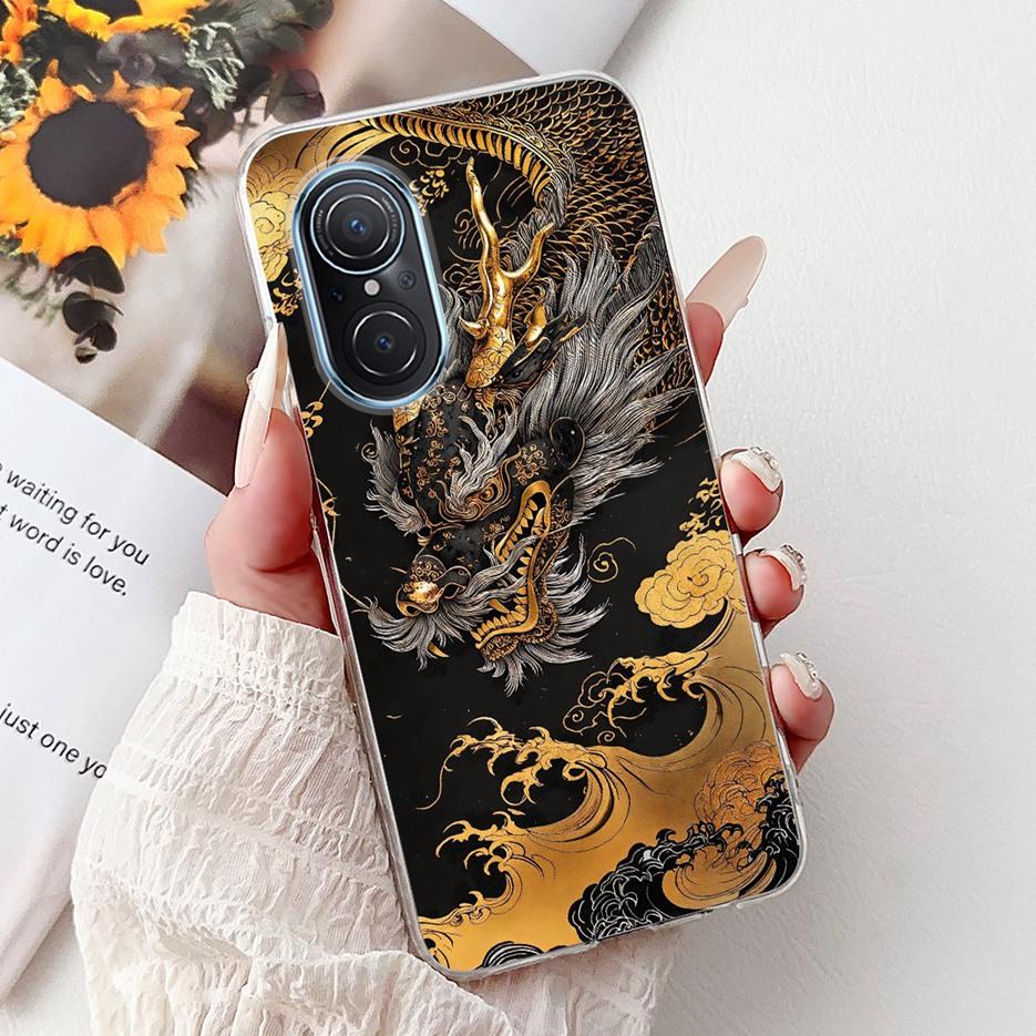 For Huawei Nova 9 SE Case Nova9 Pro Luxury Flowers Painted Cover Soft Slim Phone Case For Huawei Nova 9 Pro Nova9 SE Fundas Bags