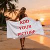 Diy Custom Cartoon Polyester Beach Towel Quick Drying Microfiber Bathroom Bathrobe Bath Accessories Gym Hotel Shower Towels