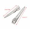 24Pcs Single Prong Curl Duckbill Hair Clips Silver Sectioning Alligator Hairpins