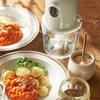 Toffy K-CH2 Rechargeable Multi-Food Processor with Scale (Ash White)