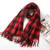Niche Solid Color Imitation Cashmere Scarf Japanese And Korean Women'S Simple Light Luxury Temperament Scarf Shawl Can Be Printed Logo