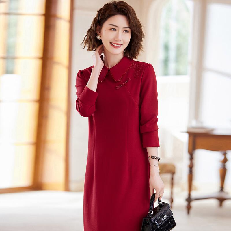 

Pa Si Te New Chinese Style Lapel Banquet Dress 4XL