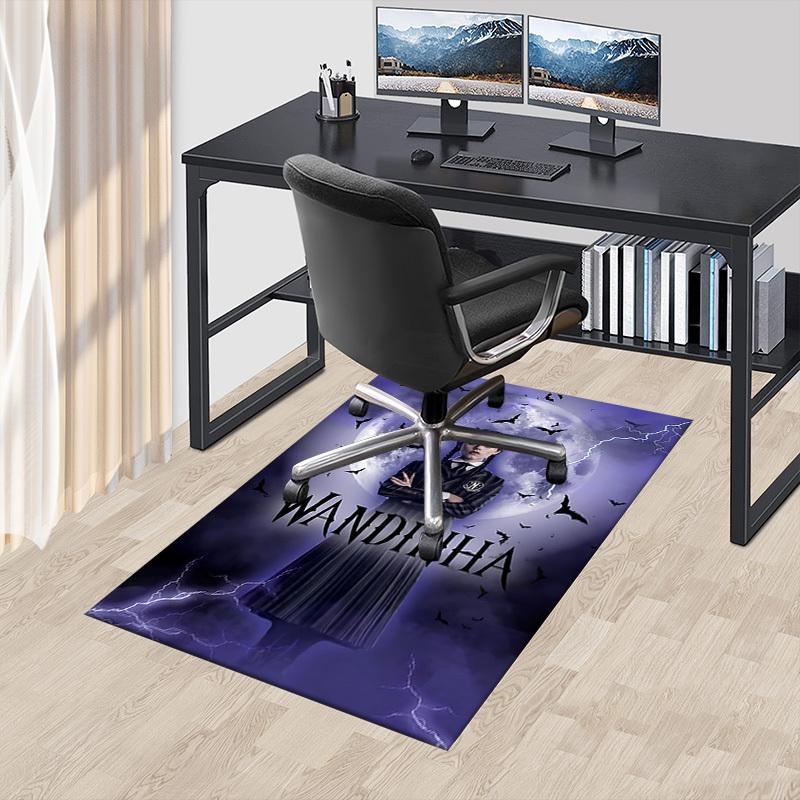 1pc Wandinha Vampire Carpet Anti Slip Polyester Floor Mat for office,Bedroom
