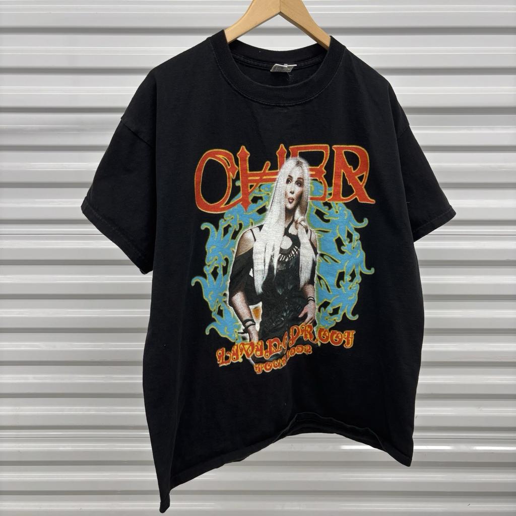 T-shirt de tournée double face vintage 2002 Cher T-shirt unisexe