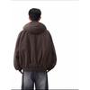 Trendy Reversible Men's Faux Rabbit Fur Cotton Jacket - Warm Hooded Winter Coat