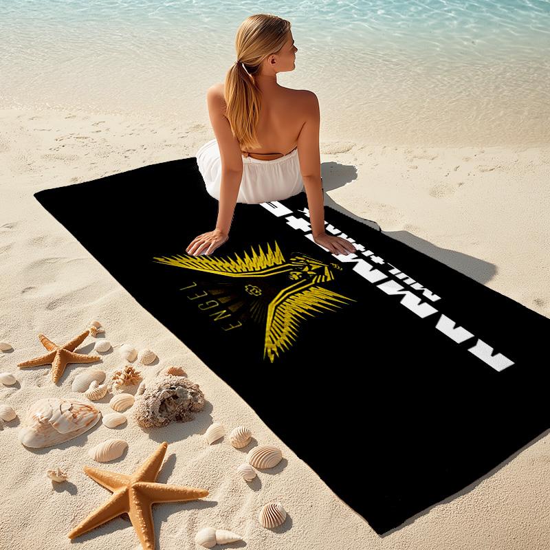 Till Lindemann, Lead Singer of the German Heavy Metal Rock Band Rammstein, Outdoor Camping Vacation Swimming Beach Scarf Decorative Blanket F10