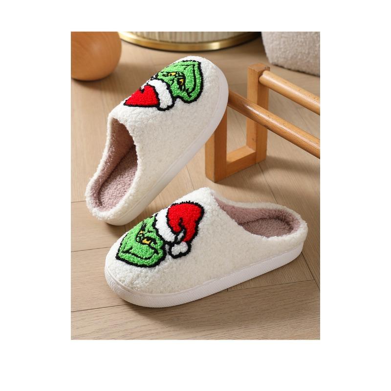 Nové Pohodlné Domácí Roztomilé Kreslené Zimní Bavlněné Pantofle pro Muže a Ženy Páry Teplé Bavlněné Pantofle