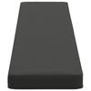 2 piece Bench Cushions VUGHT 2 pcs 100percent  Polyester Anthracite