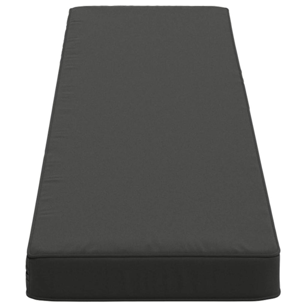 2 piece Bench Cushions VUGHT 2 pcs 100percent Polyester Anthracite