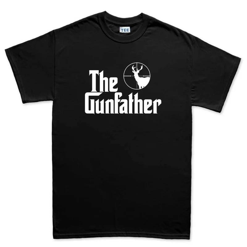 Deer Hunting Unisexs Cotton TShirt Retro Vintage Fitness Muscle Black S