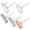 Multifunction 1 Set Pizza Dough Roller Cutter Baking Tool PP Lace Flat Rolling Pin Punch for Restaurant