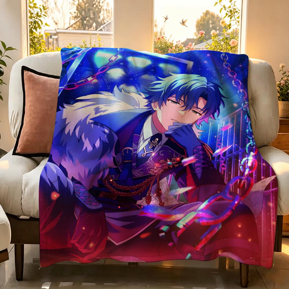 Novel W Wizard's P Promise Flannel Blanket Suitable for Sofa Living Room Bedroom