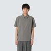 Classic Woven Short-Sleeve Polo T-shirt Vintage Gray (S26MMTPS16)