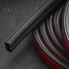 1 Roll Car Door Sealing Strip Noise Reduction Windproof Water-Resistant Self Adhesive Strong Stickiness Easy To Install Auto Door Rubber Seal Strip