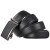 Simple Genuine Leather Belts 110/120/130cm Men's Waistband Luxury Metal Buckle Belt  Male