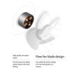 Portable Handheld Fan USB Rechargeable 300mAh Eyelash Mute Cooler Pocket Handheld Fan for Desktop Student Dormitory Office