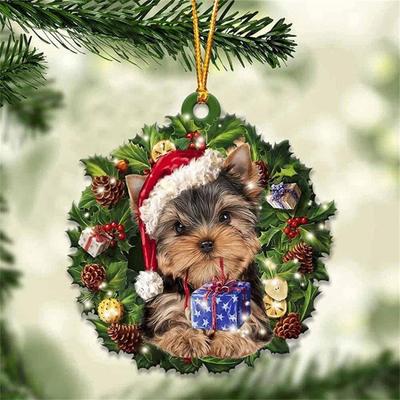 Weihnachtsanhänger Einzigartige Exquisite Verarbeitung Hundeornamente ADM
