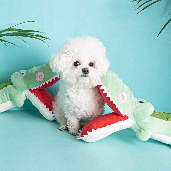 Petnus Pet Animal Farm Nosework Doll 45 x 12 x 14 cm, Crocodile, 1 piece