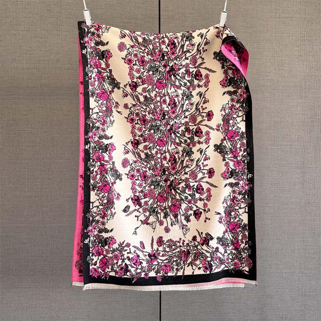 Luxury Autumn Winter Cashmere Scarf Women Design Warm Pashmina Blanket Poncho Scarves Female Shawl Thick Foulard Bufanda