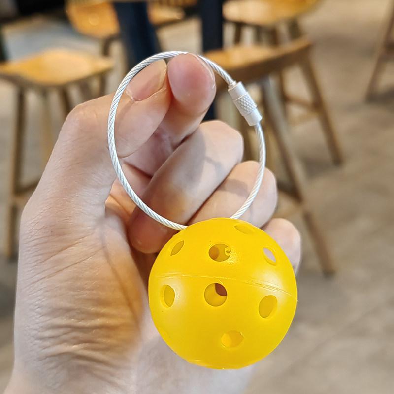 Cultural Creative Pickleball Keychain Ornament - Mini Pendant New Year Gift