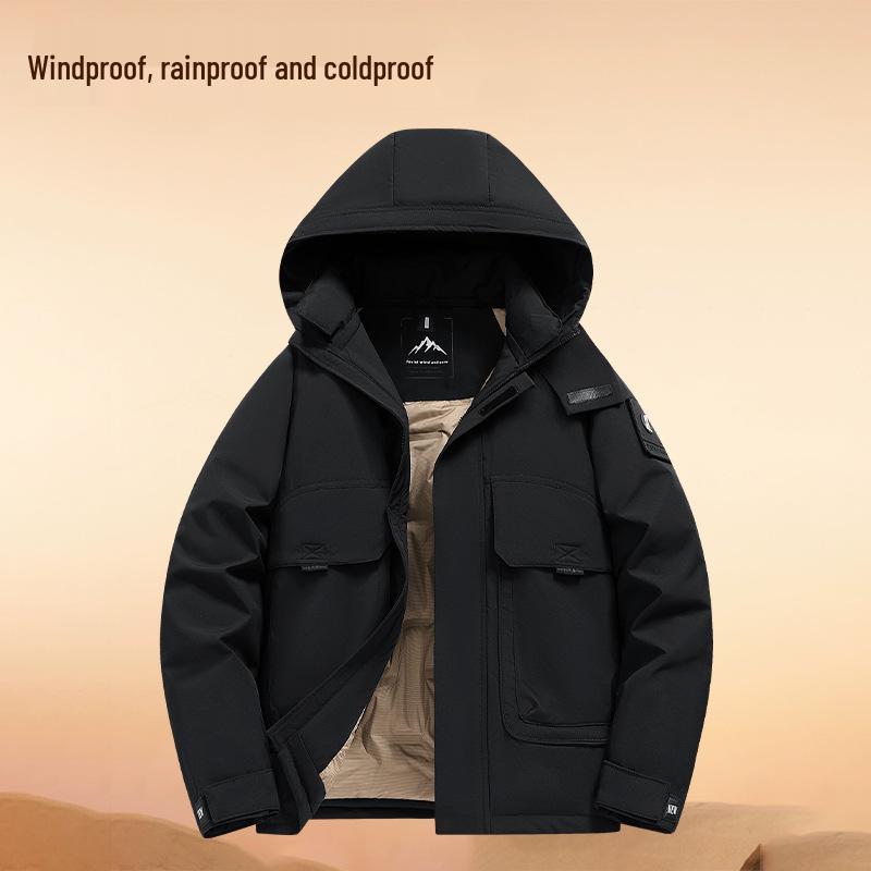 Men's High-End 90% White Duck Down Mountaineering Jacket, Customizable Autumn/Winter Couple's Outdoor Jacket with Company Logo, 2026 Collection