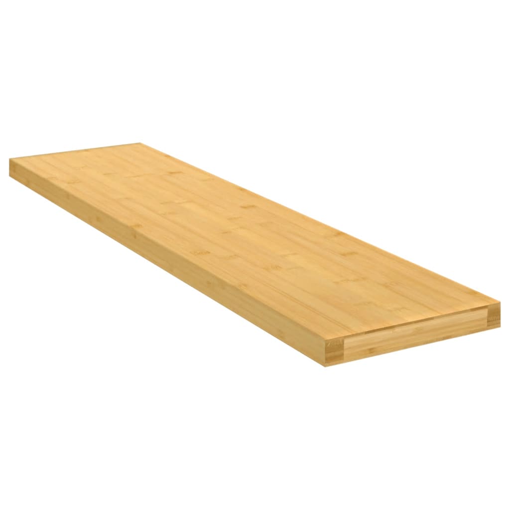 Wandregal 80 x 20 x 2,5 cm Bambus