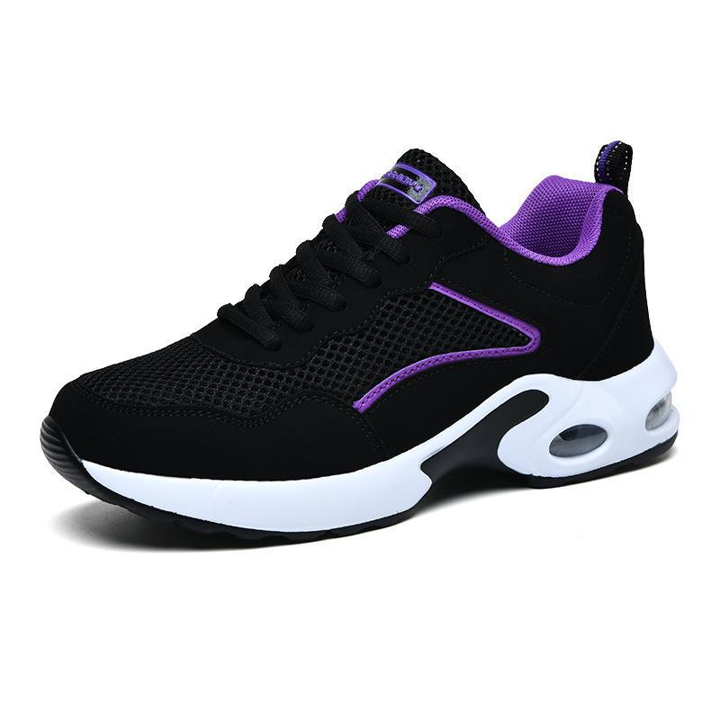 Women's shoes autumn and winter flat-bottomed tide shoes air cushion casual fly-woven sports single shoes women