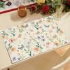 4Pcs Summer Eucalyptus Placemats for Dining Table Decoration Spring Seasonal Holiday Decoration Vintage Linens Table Mats