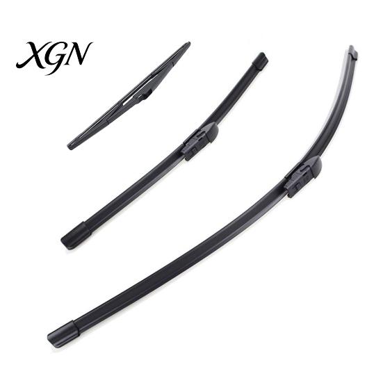 Durable Windshield Wipers 3Pcs/Set 26/16/11-Inch Wiper Blades for Toyota C-HR 2016-2020, All Weather Beam Replacement Front Rear Blades, Streak