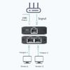 RJ45 Network Cable Switch Hub 1 In 2 3 Out Converter 1000Mbps Gigabit Ethernet Switch Hub Wire Divider PC LAN Extend Adapter