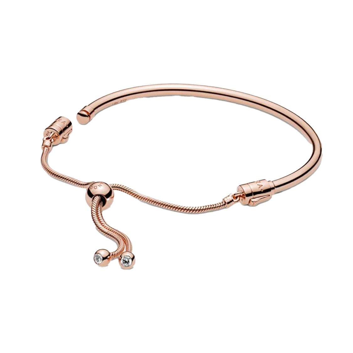 Pandora Rose Moments Bracelet Women Bracelets Rose-Gold 587953CZ-1 17 CM