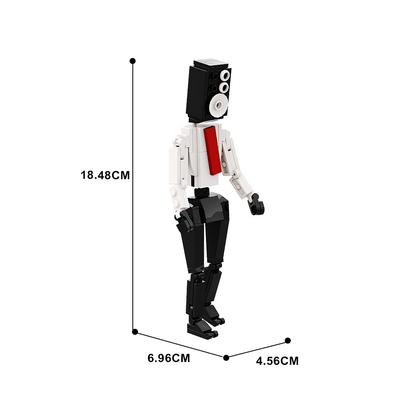 2024 3D Speakerman Children's Block Plastic Game Designer for Teens and Children Skibidi Toilet