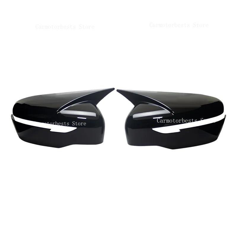 Car  Rearview Side Mirror Cover Fit For Nissan Qashqai 2 J11 X-Trail Rogue Pathfinder 2015-2020  Wing Cap Rear View Case Trim