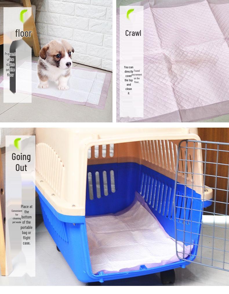 Thickened Pink Absorbent Dog Urine Pad - Training Pad for Pets