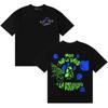 Feid MOR No Le Temas A La Oscuridad Double Sided Print Tshrit Oneck Casual High Quality Y2K Short Sleeve Loose Streetwear Unisex