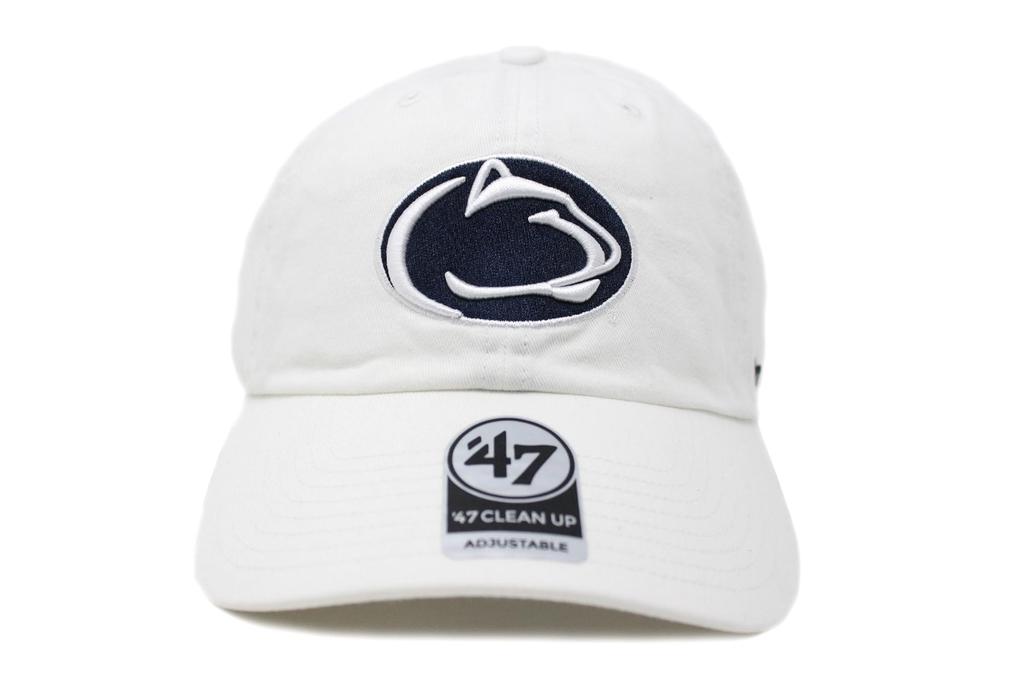 [Forty Seven Brand] Cap 47 CLEAN UP Pennsylvania State University NittanyLons NCAA College WHITE