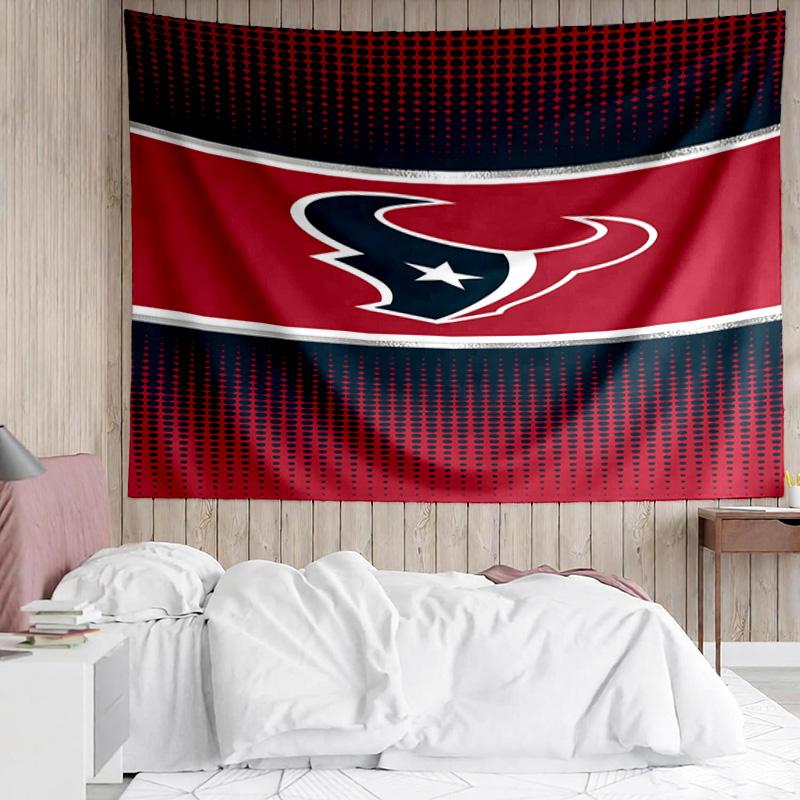 1PC Houston Basketball Logo Quick-Dry Tapestry, Unique Design Tapestry, Suitable for Bedroom,Livingroom, Playroom,Heartwarming Holiday Gifts