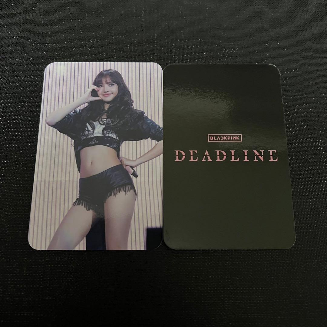 [USED] BLACKPINK Lisa DEADLINE popup bonus photocard