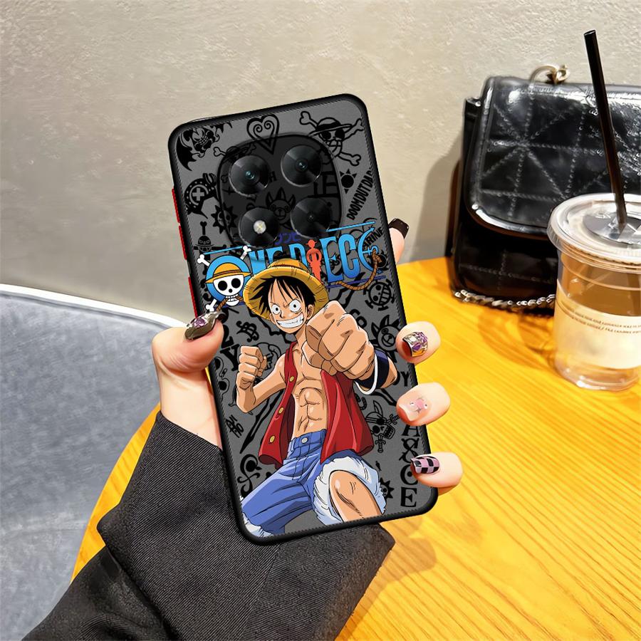 Case for Xiaomi Redmi Note 14 13 Pro Plus A4 13C 14C 9S 10 12 11 Funda Back Phone Cover One Piece Luffy Cute