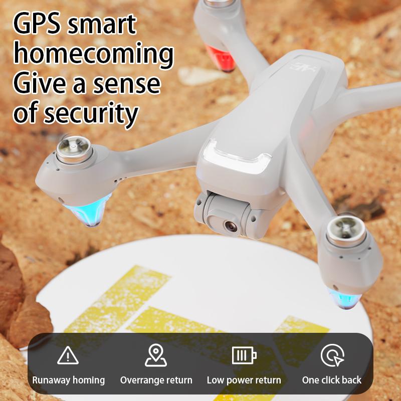 AE9 GPS Drone 4K HD Dual Camera Headless Modeoptical Flow Positioningbrushless Motor  With Screen Control Long Endurance RC Dron