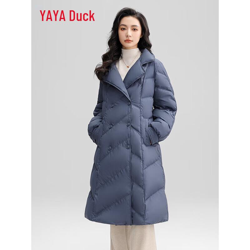 

YAYA Women s Waist-Cinching Long Down Jacket YE3B631563J XL