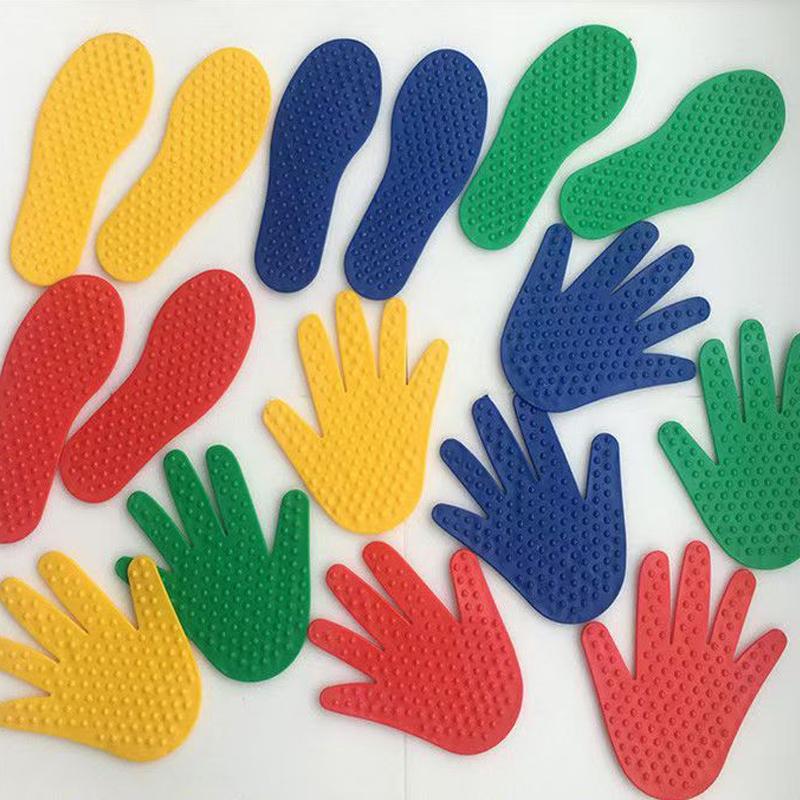 4Pair Hand And Feet Coordination Game Sensory Integration Training Equipment Crawling Jump Activity Toy For Kids Spiele Kinder