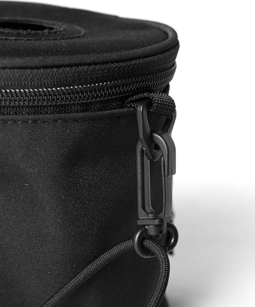 GORDON MILLER Cordura Toilet Paper Cover, Black, 1731900