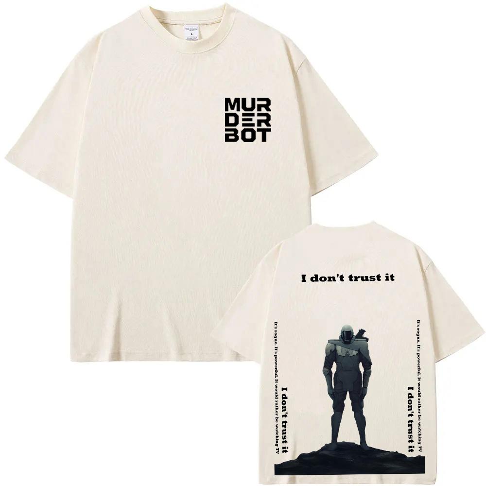 Murderbot 2025 Graphic Printing T-shirts Summer Men/Women's Tshirts 100%Cotton High Quality Tees Comfortable Tops